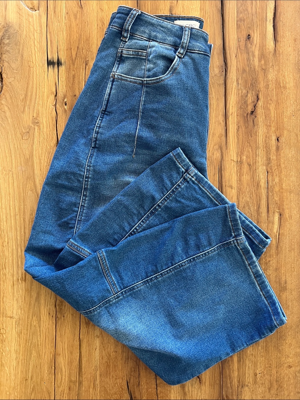 Anthropologie- Pilcro Kenna Mid-Rise Heritage Barrel Jeans- size 28 - Picture 3 of 12